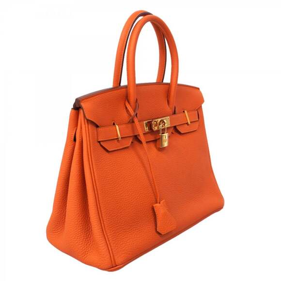 Hermes Hermès Birkin 30 Togo Orange Handbag with R Stamp for Women - Picture 2 of 9